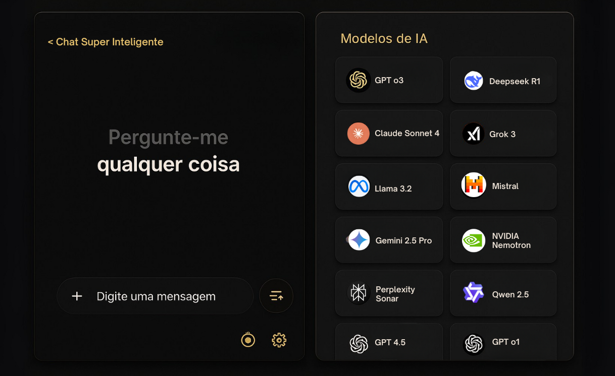 Chat com Todos os Modelos